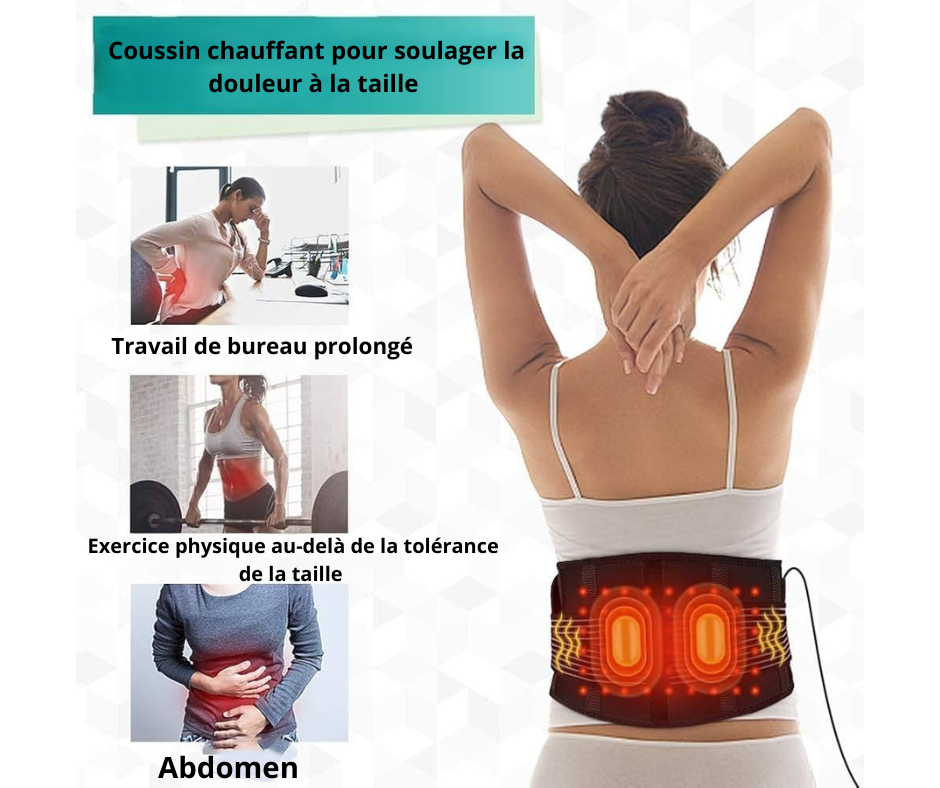Ceinture chauffante pour les douleurs