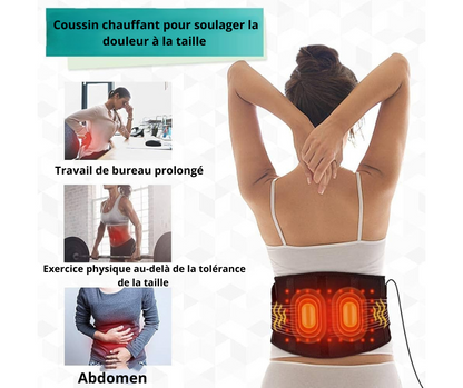 Ceinture chauffante pour les douleurs